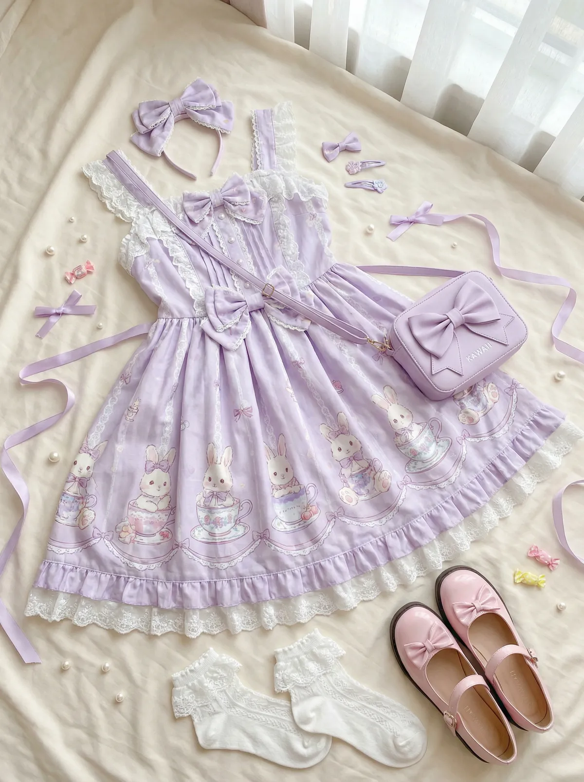 日本东京乱码卡二卡二新区 Lolita穿搭灵感分享